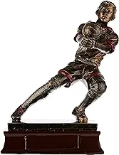 Leader Sport 4797C Volleyball Male Figure Trophy, Anti Gold/Red One Size