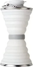 Al Rimaya Foldable Traveling Bottle, 500 ml Capacity, White
