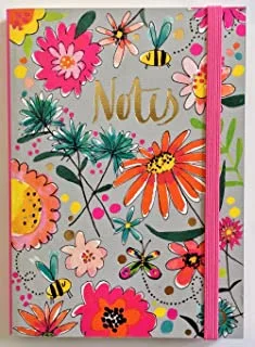 Rachel Ellen Painted Flowers Notebook, Size A6