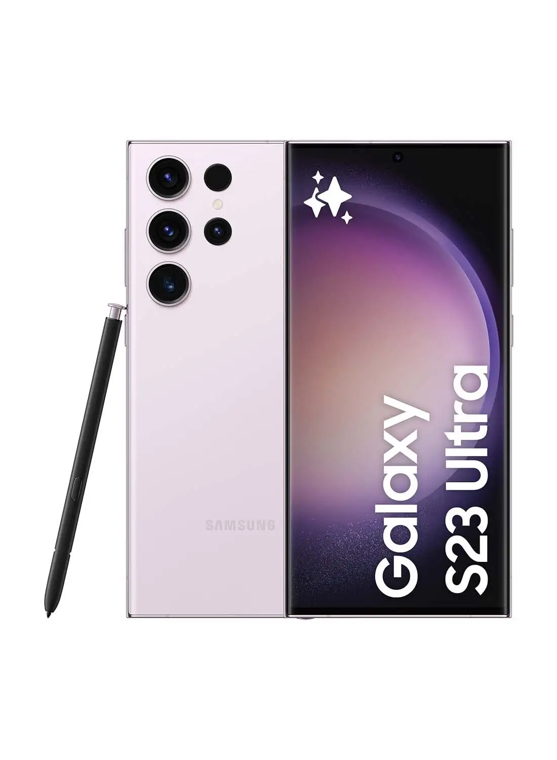 Samsung Galaxy S23 Ultra 5G Dual SIM Lavender 12GB RAM 256GB  - Middle East Version