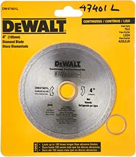 DeWalt Diamond Blade Continuous Rim Wheel, 100 mm x 5 mm x 22.2 mm Size