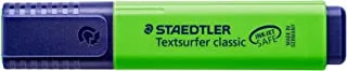 هايلايتر Staedtler Textsurfer Classic 364-5 - أخضر - عبوة من 10