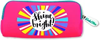 Rachel Ellen Neoprene Pencil Case, Shine Bright!