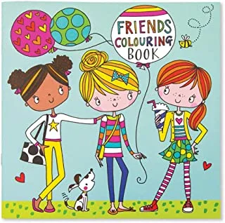 Rachel Ellen Friends Colouring Book, 12 Pages