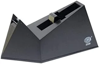 FIS FSDR3339 Boat Shape Tape Dispenser, Black