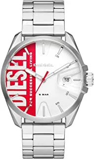 Diesel Watch for Men MS9, Stainless Steel Watch with a 44 mm case Size