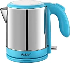 FLEXY® Electric Kettle .1.5L - Concealed Coil Stainless Steel Kettle-2 Years Warranty