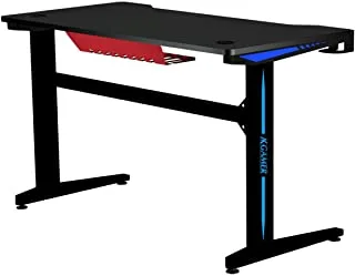 COOLBABY Gaming Computer Desk with 140cm RGB RGB LED Lights Large Workstation Home Office Desks