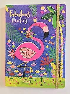 Rachel Ellen A5 Notebook, Flamingo