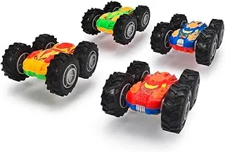 Dickie Mad Flippy Car For Age 3+ Years Old- 4 Assorted Colors