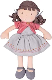 Bonikka Rose Doll Puppe aus organischer Baumwolle GOTS 32 cm, mehrfarbig, 7502
