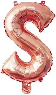 COOLBABY S Letter Shaped Foil Balloon 16inch