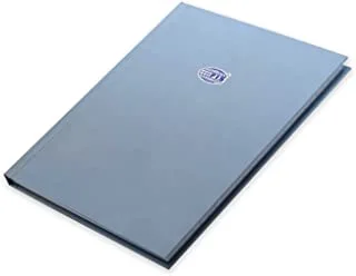 FIS Pack of 5 Hard Cover Notebook A5 Single Line, 100Sheets, Sierra Blue -FSNBA5SL100ASBL