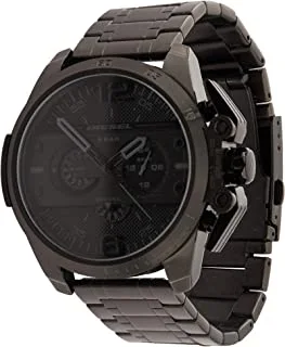 Diesel Ironside Chronograph Stainless Steel Watch - Black Dz4362, Analog Display