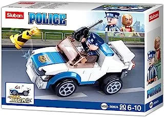 Sluban Police Series - Surveillance Vehicle 90 PCS With Mini Figure - For Age 6+ Years Old