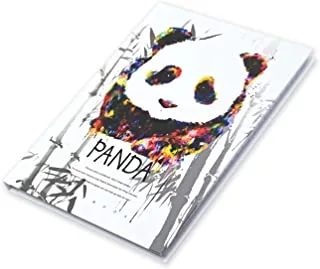 FIS Pack Of 5 Hard Cover Notebook, 96 Sheets A5 Panda Design 1 -FSNBHCA596-PAN1