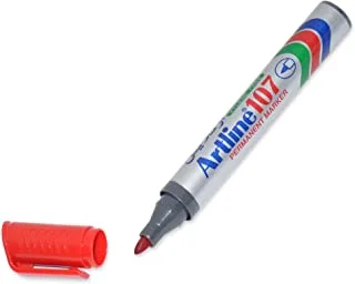 قلم ماركر ارت لاين ، Ek-107 ، عبوة 12 ، 1.5 مم ، رصاصة ، احمر - ARMK107RE