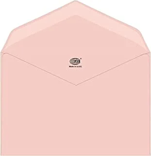 FIS FSEE1025GBPI50 Executive Glued Envelope Set 50-Pieces, 145 mm x 200 mm Size, Pink