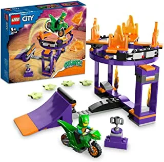 مجموعة ألعاب البناء City Dunk Stunt Ramp Challenge 60359 من LEGO® (144 قطعة)