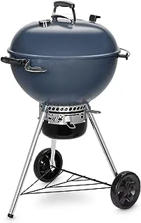 WEBER - Master-Touch GBS C-5750 Charcoal Grill 57 cm Diameter (SLATE BLUE) Barbecue, Porcelain-enameled bowl and lid, 118cm Height x 65cm Width x 76cm Depth