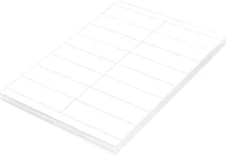 FIS FSLA16-1-100 16 ملصق ليزر متعدد الأغراض 100 ورقة ، مقاس A4 ، أبيض