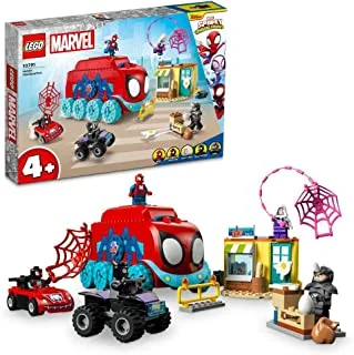 LEGO 10791 Marvel Team Spidey's Mobile Headquarters, Toy for Kids 4+ Years Old with Miles Morales and Black Panther Minifigures, Spidey and His Amazing Friends Series