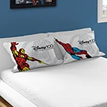 Marvel Avengers Pillowcase/Pillow Cover - Super Soft & Fade Resistant - Easy to Wash and Odorless Material - Celebrate Disney 100th Anniversary in Style