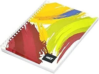 FIS LINBA51804S Single Line 100 Sheets Spiral Soft Cover Notebook 10-Pieces, A5 Size
