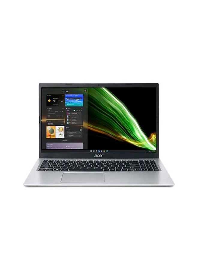Acer Aspire 3 Laptop With 15.6-Inch Display, Core i3-1115G4 Processor / 4GB RAM / 128GB SSD / W11 / Arabic Silver