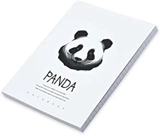 FIS Pack Of 5 Soft Cover Notebook, 96 Sheets A5 Panda Design 7 -FSNBSCA596-PAN7
