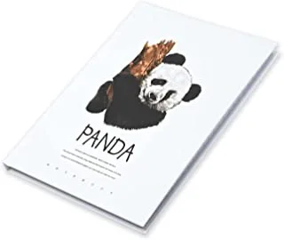 FIS Pack Of 5 Hard Cover Notebook, 96 Sheets A5 Panda Design 5 -FSNBHCA596-PAN5