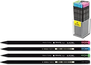 عادل ALPE129000 أقلام رصاص سوداء طبيعية للجسم 72 قطعة