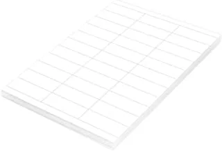 FIS FSLA33-1-100 33 ملصق ليزر متعدد الأغراض 100 ورقة ، مقاس A4 ، أبيض