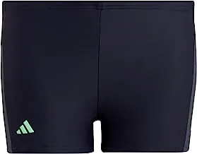 adidas boys Colourblock 3-Stripes Swim Boxers Shorts