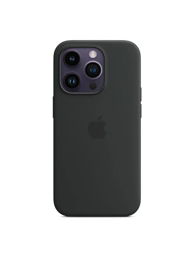 جراب Apple iPhone 14 Pro من السيليكون مع MagSafe - منتصف الليل