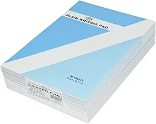 FIS FSPDJA20 80 Sheets Plain Letter Pad 10-Pieces, A4 Size