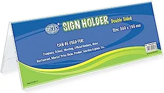 FIS FSNA300X105 Double Sided Oblong A-Shape Sign Holders, 300 mm x 105 mm Size