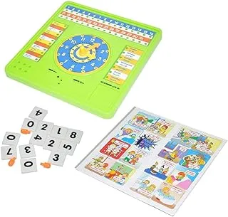 Sarmadee Back to School Series Tell The Time 56 Pieces (Arabic & English) SAEDHM6903