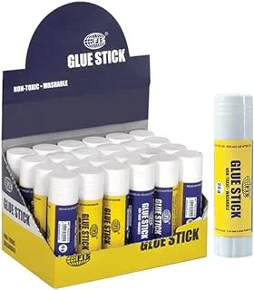 FIS White Glue Sticks 24-Pieces, 25 g