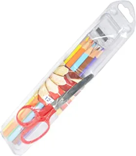 FIS Color Pencils, Scissors & Sharpener Set- FSSQ09106