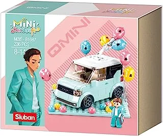 Sluban Mini HandCraft Series - MiniQ Mini Car Building Blocks 236 PCS - For Age 8+ Years Old