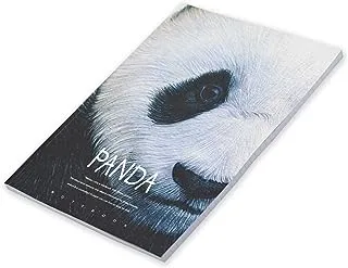 مجموعة FIS مكونة من 5 دفاتر ذات غلاف ناعم ، 96 ورقة A4 Panda Design 4 -FSNBSCA496-PAN4