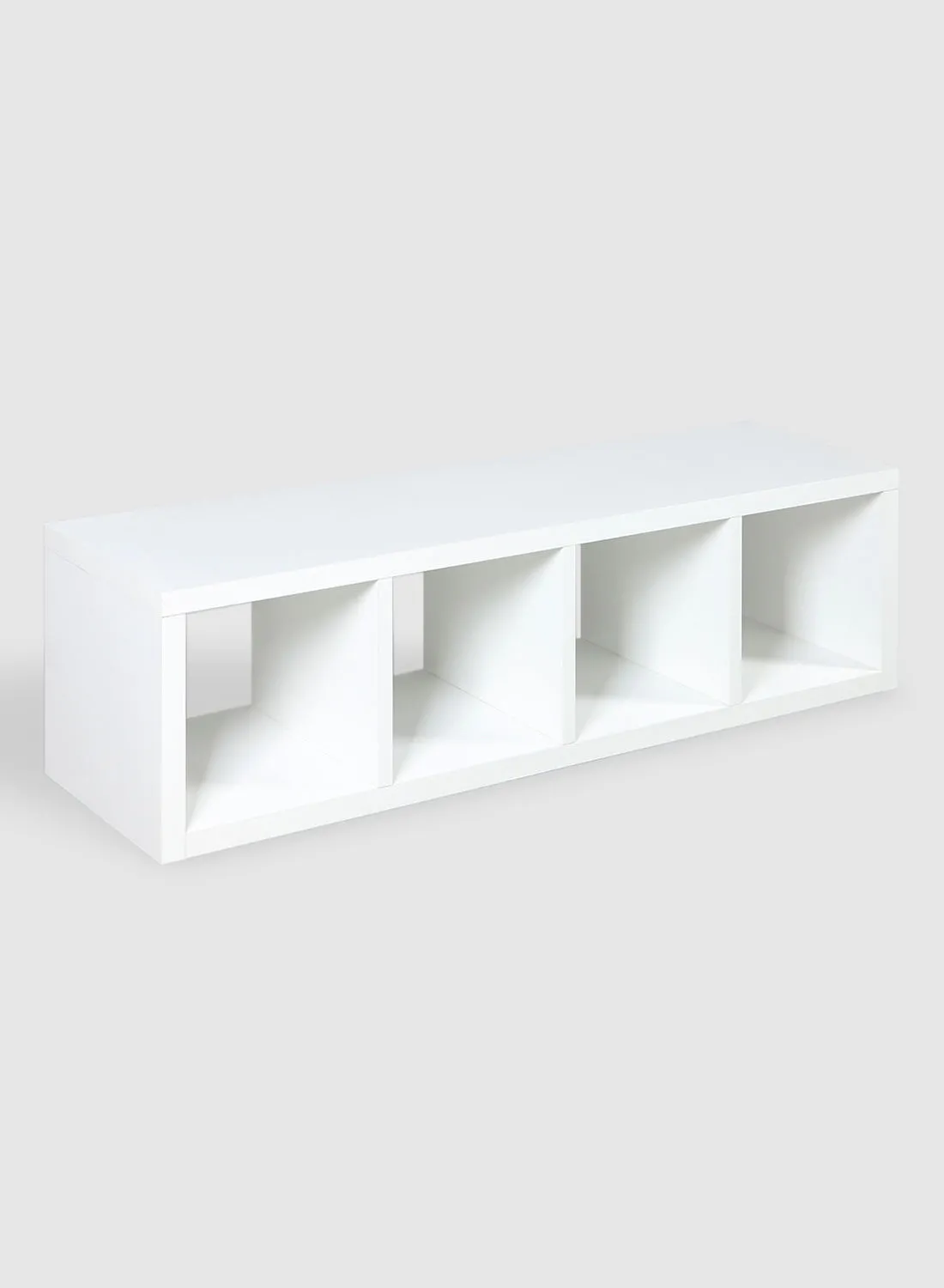 Bebi TV Table Stand - Comes With Storage - White Wood 1470 X 396 X 420 TV Unit