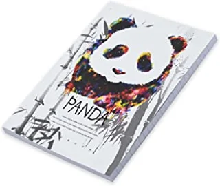 مجموعة FIS مكونة من 5 دفاتر ذات غلاف ناعم ، 96 ورقة A5 Panda Design 1 -FSNBSCA596-PAN1