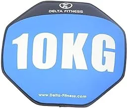 Delta Fitness 10 kg Neoprene Sand Weight, Black/Blue