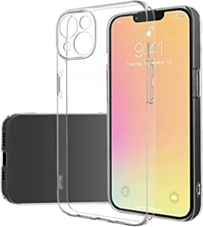 GXFCZD Case for iPhone 14, 6.1-Inch, Silky-Soft Touch, Full-Body Protective Case, Shockproof Cover with Microfiber Lining(Crystal Clear)