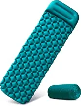 Arabest Camping Sleeping Pad, Ultralight Inflatable Camping Pad with Pillow, Durable Waterproof Camping Mattress, Compact Sleeping Pad for Camping, Backpacking, Traveling, Hiking