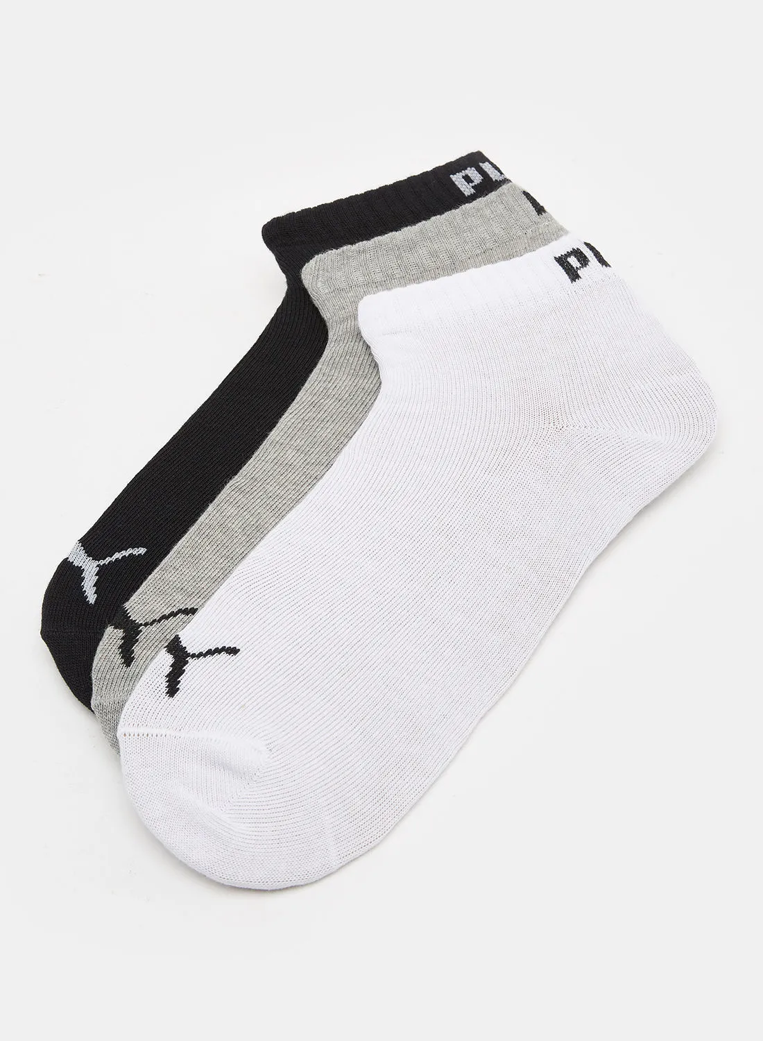 PUMA Boys Quarter Socks (Pack of 3)