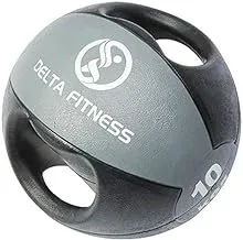 Delta Fitness Medicine Ball with Grips 10 kg