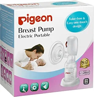Pigeon Portable Electric Breast Pump, White 26140